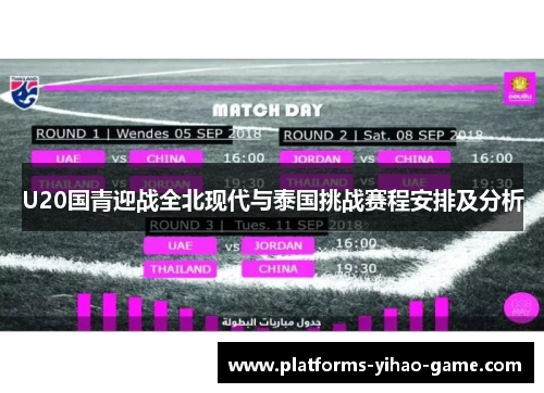 U20国青迎战全北现代与泰国挑战赛程安排及分析